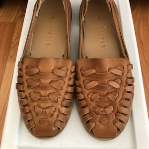 Nisolo woven flats, worn twice! US sz 7